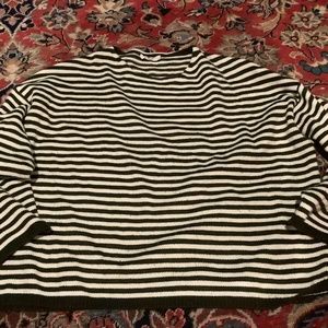 Carly Jean One size green striped sweater